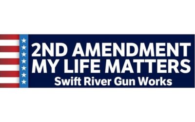 Support Swift River Gunworks with a bumper sticker!